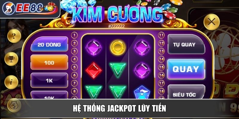Nổ Hũ Kim Cương - Săn Jackpot Khổng Lồ Chỉ Có Tại EE88 3 Hệ thống jackpot lũy tiến
